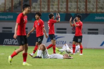 درگیری بازیکنان امید ایران با ملی پوشان کره جنوبی