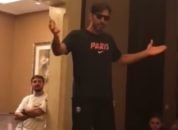 بوفون ؛ آواز خواندن بوفون در دورهمی بازیکنان پاری سن ژرمن ؛ پارس فوتبال