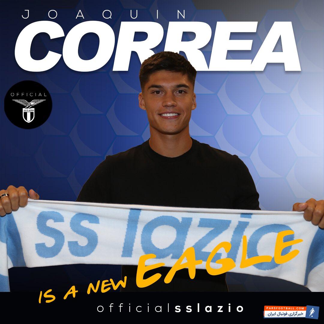 خواکین کوریا وینگر آرژانتینی سویا به سری آ بازگشت باشگاه لاتزیو اعلام کرد خواکین کوریا وینگر آرژانتینی و 23 ساله سویا را به خدمت گرفته است