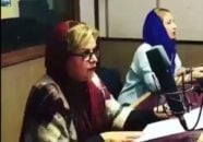 پشت صحنه دوبله کارتون فوتبالیست ها با حضور نرگس فولادوند و شوکت حجت