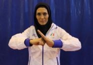 الهه منصوریان سانداکار وزن منهای 52 کیلوگرم تیم ملی ووشوی ایران به نیمه نهایی رسید.