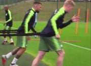 منچستر سیتی ؛ تمرینات جالب بازیکنان منچسترسیتی