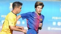 عملکرد عملکرد‌ ریکی پویگ پدیده‌ 18 ساله بارسلونا مقابل میلان