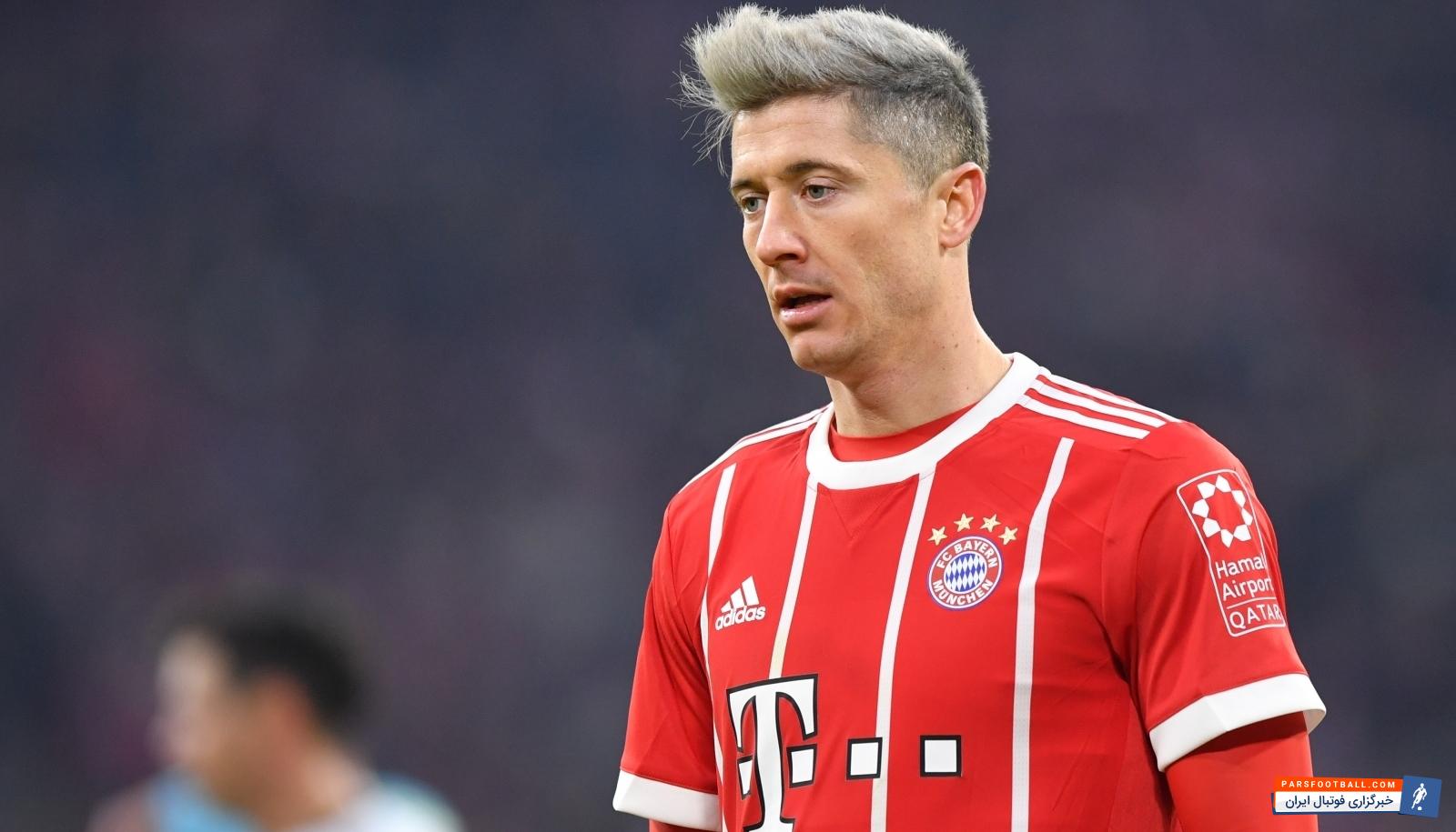 ضربه آرنج آبراهام به لواندوفسکی