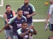 بارسلونا ؛ تمرینات آماده سازی بازیکنان بارسلونا ؛ خبرگزاری پارس فوتبال