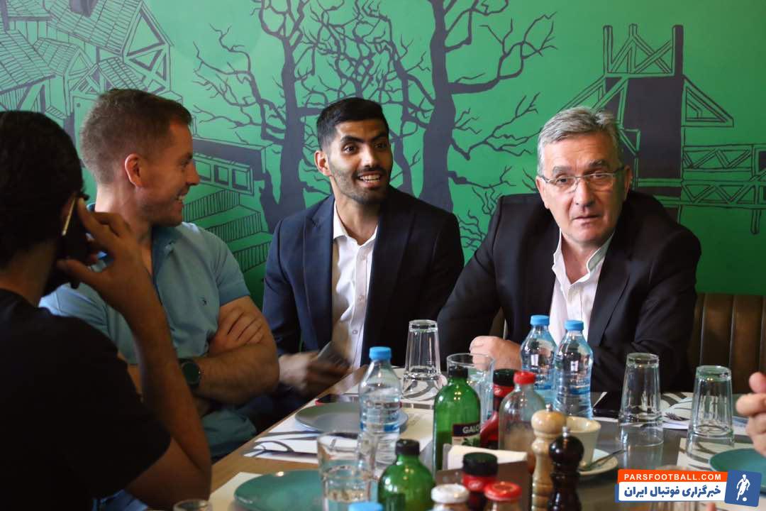 ضیافت ناهار محمد انصاری برای بازیکنان پرسپولیس