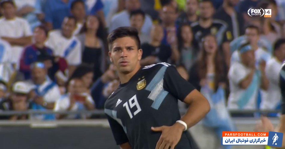 جیوانی سیمئونه پسر دیگو سیمئونه صبح امروز اولین بازی ملی اش را برای تیم ملی کشورش انجام داد جیوانی سیمئونه موفق به گلزنی شد.