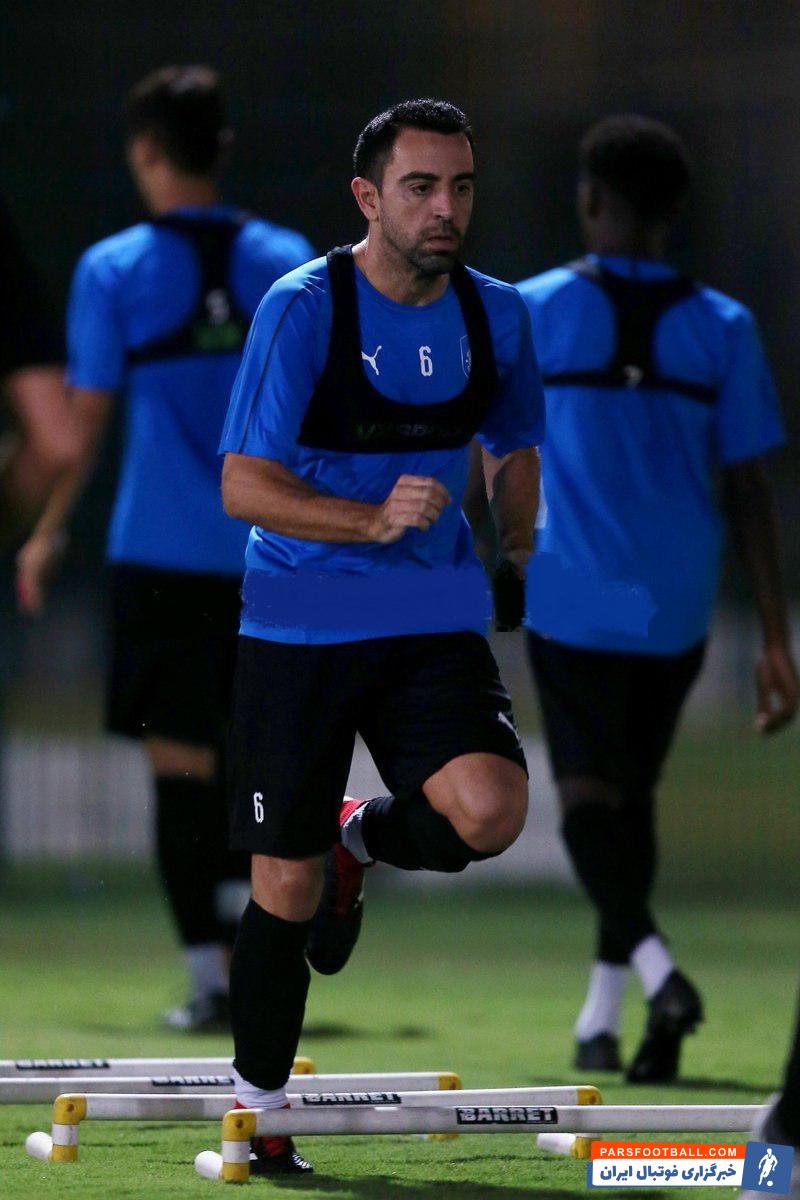 ژاوی مغز متفکر السد است ژاوی تمرین های خود را با جدیت تمام برای بازی برگشت با استقلال در مرحله یک چهارم نهایی لیگ قهرمانان آسیا استارت زده است.