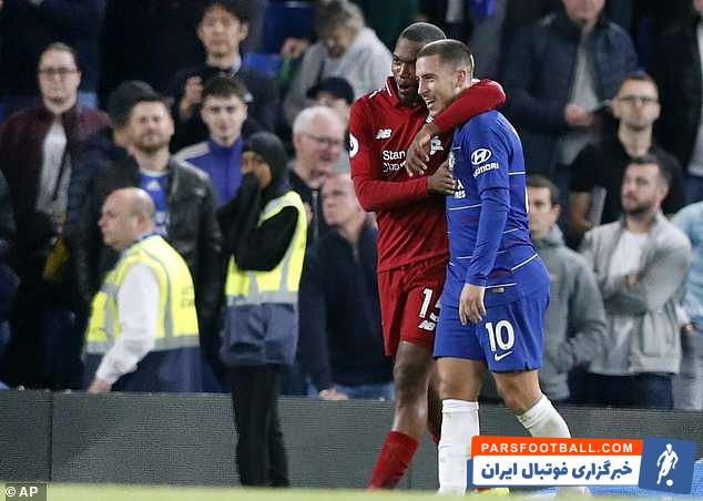 نیمه اول هازارد موفق شد با یک ضربه دیدنی دروازه آلیسون را باز کند ادن هازارد و دنیل استوریج، 2 بازیکن تعیین کننده جدال حساس بین 2 تیم لیورپول و چلسی بودند.