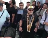 مارادونا ؛ استقبال هواداران از مارادونا در مکزیک ؛ پارس فوتبال