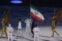 رژه پرچم ایران توسط ندا شهسواری در مراسم اختتامیه