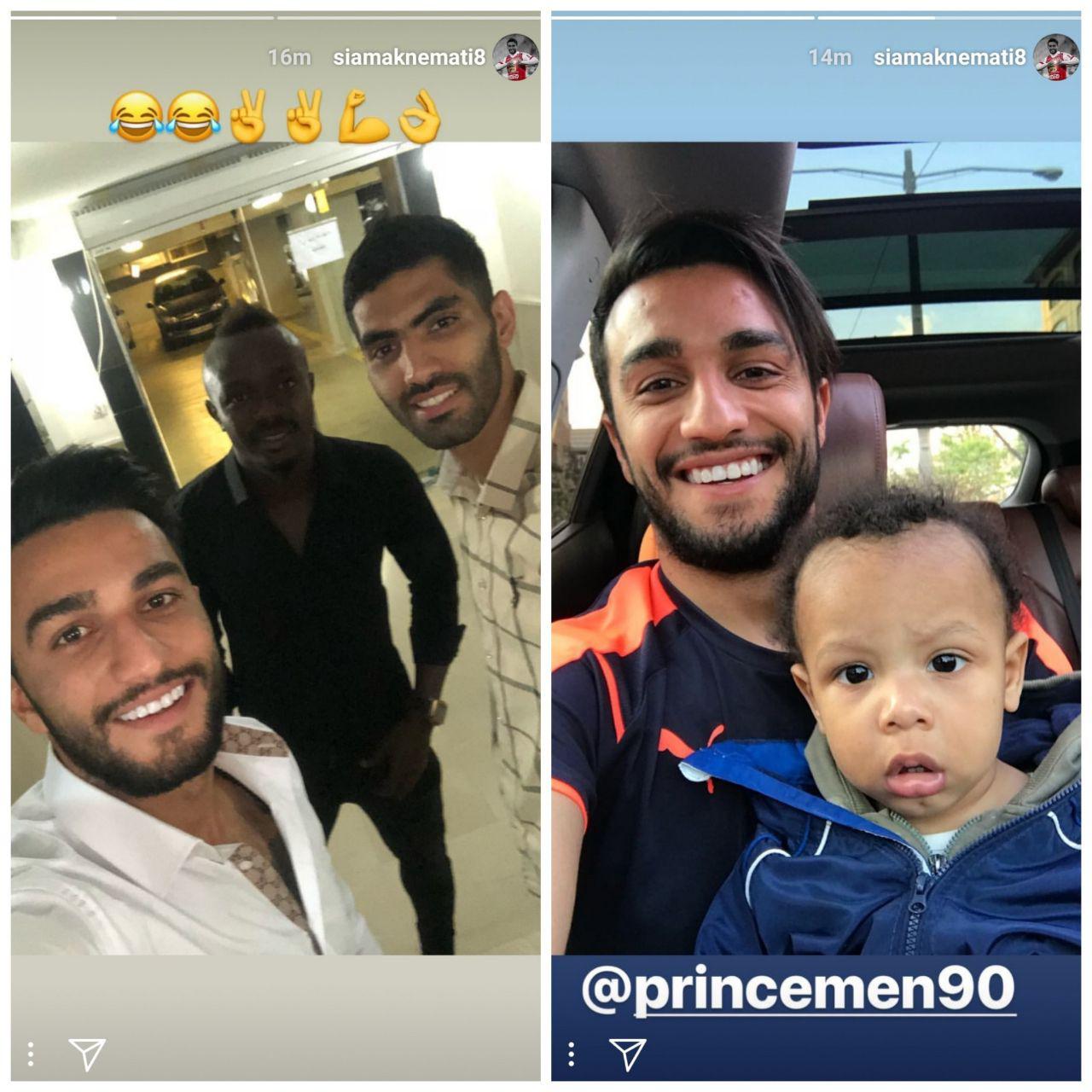 سیامک سیامک نعمتی با انتشار تصویری از گادوین منشا در استوری اینستاگرام خود به خبر درگیری خود با منشا واکنش نشان داد.با انتشار تصویری از گادوین منشا در استوری اینستاگرام خود به خبر درگیری خود با منشا واکنش نشان داد.