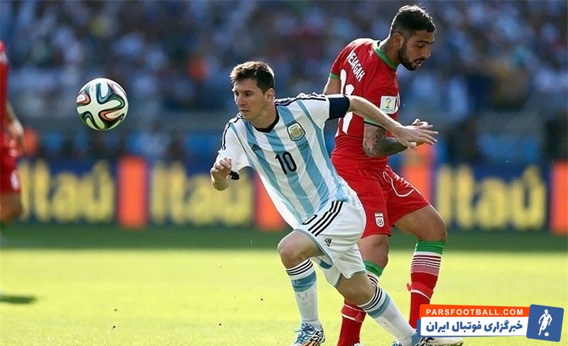 فدراسیون فوتبال ایران بازی ایران و آرژانتین