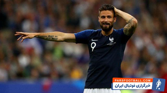 ژیرو چهارمین گلزن برتر فرانسه