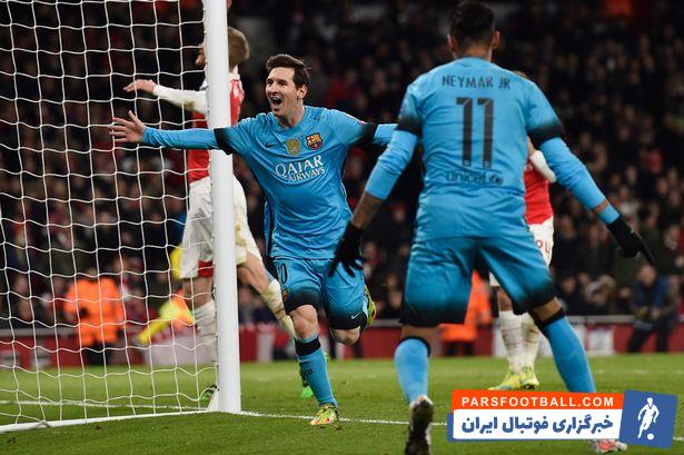 تقابل مسی با تاتنهام نماینده انگلیس در لیگ قهرمانان اروپا