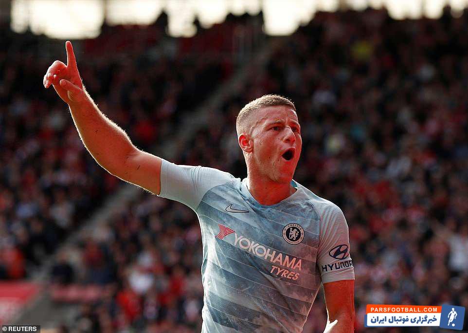 بارکلی و ثبت یک گل و یک پاس گل برابر ساوتهمپتون