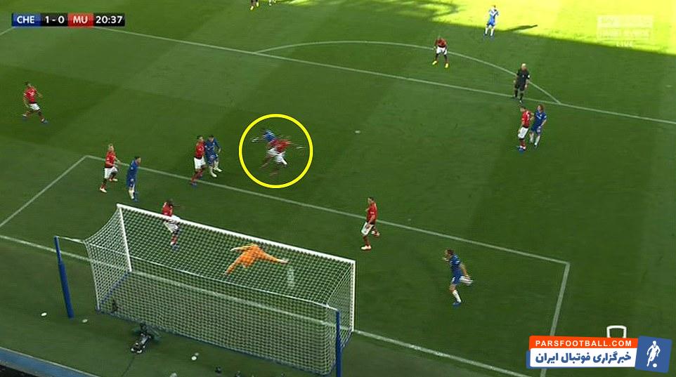 منچستریونایتد ؛ اشتباه پوگبا در دیدار برابر چلسی باعث گل خوردن یونایتد شد