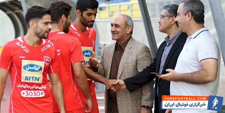 حضور حمیدرضا گرشاسبی در اردوی پرسپولیس