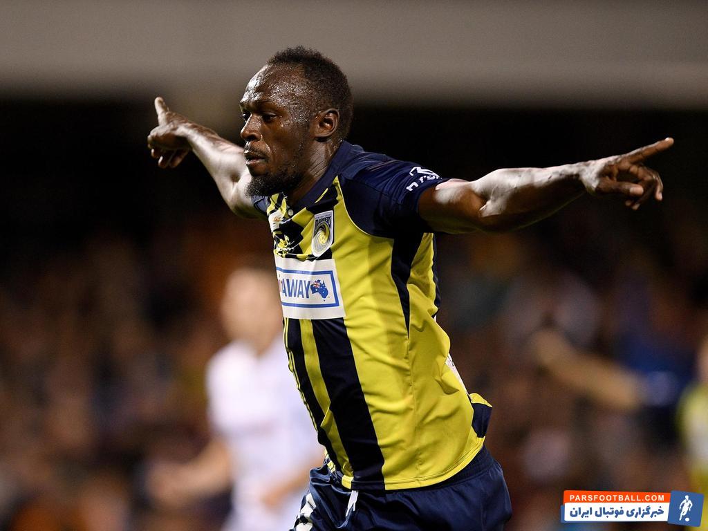 اولین و دومین گل اوسین بولت در فوتبال حرفه ای