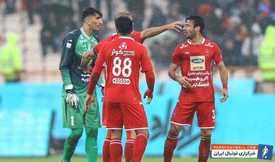 در دقیقه ۴۴ بازی نزدیک بود خلیل زاده و بیرانوند با یکدیگر درگیر شوند که این موضوع با وساطت کاپیتان درگیری خلیل زاده و بیرانوند ختم به خیر شد.