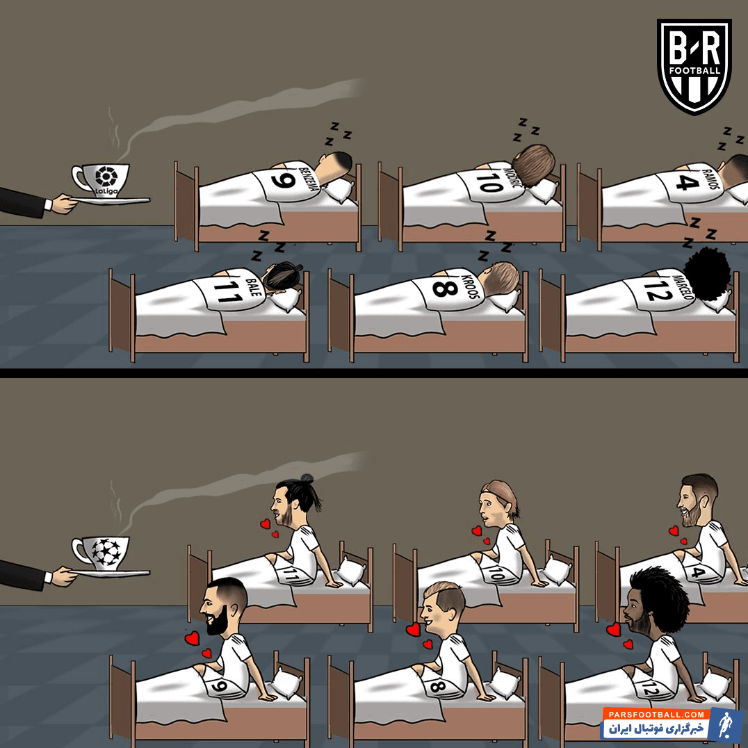 تفاوت عملکرد رئال مادرید در لالیگا و لیگ قهرمانان اروپا