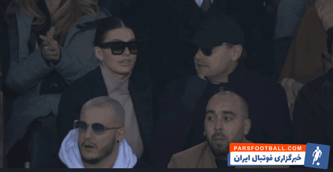 لئوناردو دیکاپریو تماشاگر دیدار پاری سن ژرمن و لیورپول