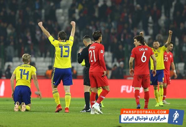 ترکیه ؛ سقوط تیم ملی ترکیه به سطح سوم رقابت های لیگ ملت های اروپا