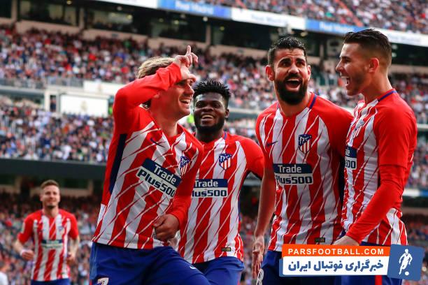 تصاویری از تمرینات اتلتیکومادرید برای دیدار با دورتموند