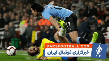 تصاویری از تکل خشن کاوانی بر روی نیمار