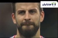 اشک ریختن بازیکنان بزرگ با گل های رونالدو