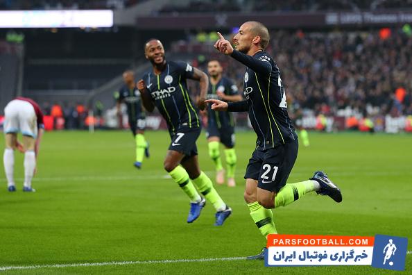 منچسترسیتی - وستهام - لیگ جزیره انگلیس