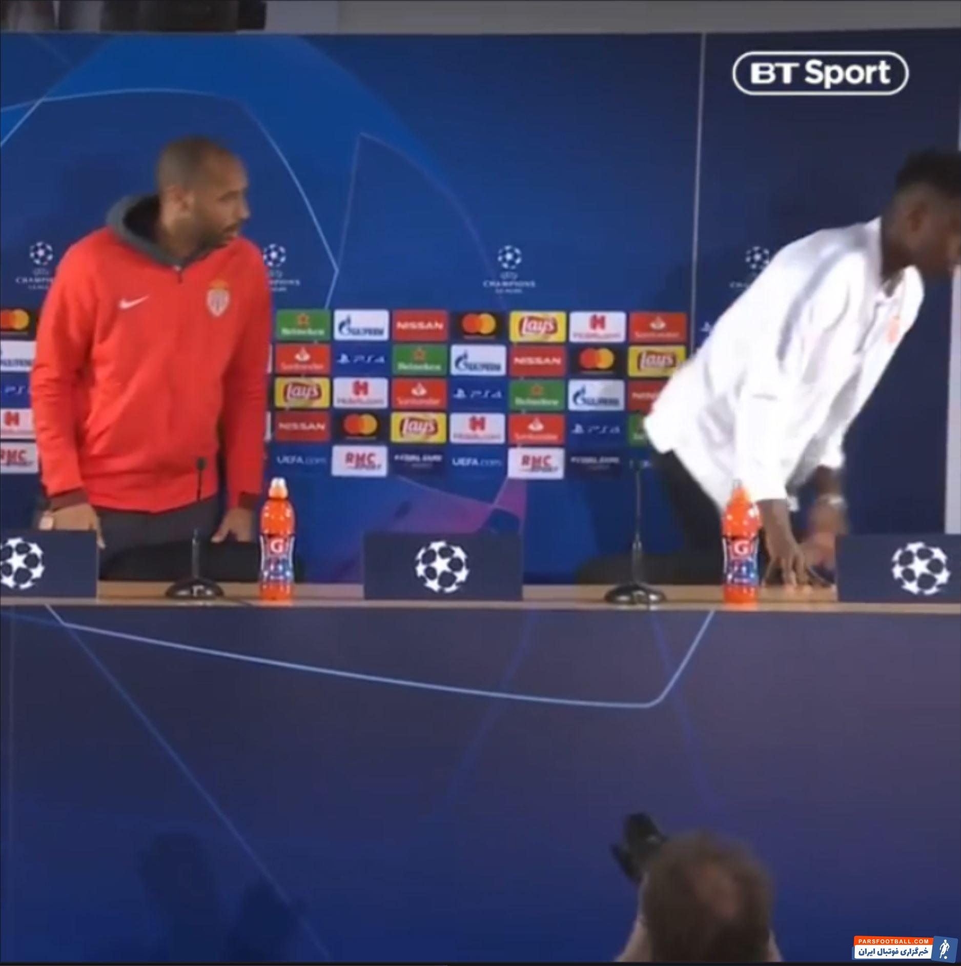 تذکر عجیب تیری آنری سرمربی موناکو به شاگردش در نشست خبری