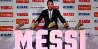 مسی ؛ مسی تنها بازیکن دارنده 5 عنوان کفش طلا در مسابقات فوتبال جهان