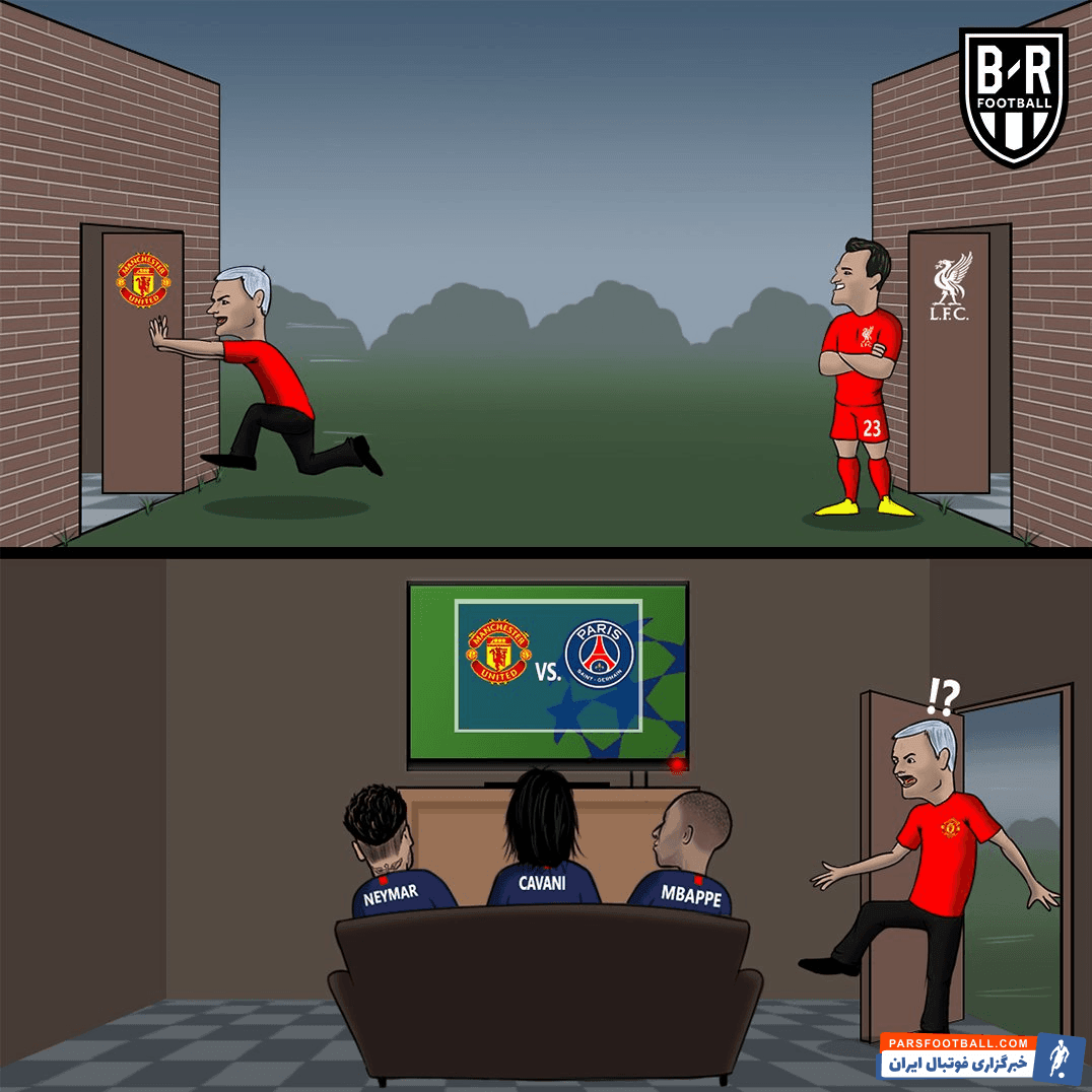 منچستریونایتد در دیدار یک هشتم لیگ قهرمانان اروپا به مصاف پاری سن ژرمن خواهد رفت