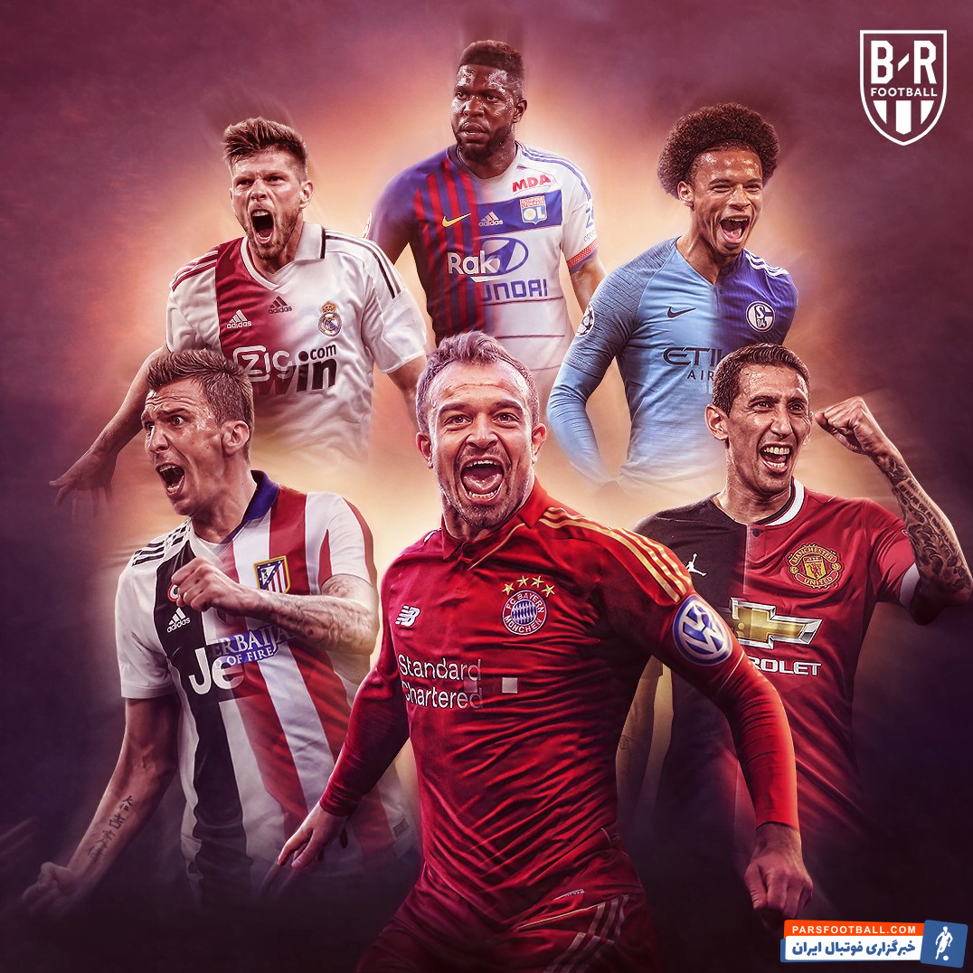 لیگ قهرمانان ؛ بازیکنان مشترک در تیم های مرحله یکهشتم نهایی لیگ قهرمانان اروپا