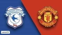 کلیپی از خلاصه بازی تیم های کاردیف و منچستریونایتد در بازی های لیگ برتر انگلیس 1 دی 97