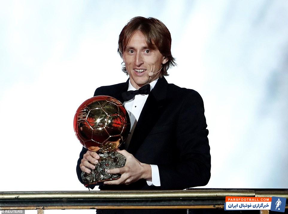 لوکا مودریچ برنده توپ طلا 2018 و بهترین بازیکن سال از نگاه فرانس فوتبال