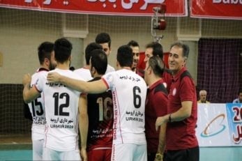 شهرداری ارومیه در دیدار برابر سایپا در لیگ برتر والیبال شکست خورد