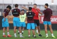 طارق همام و بشار رسن در تمرینات عراق