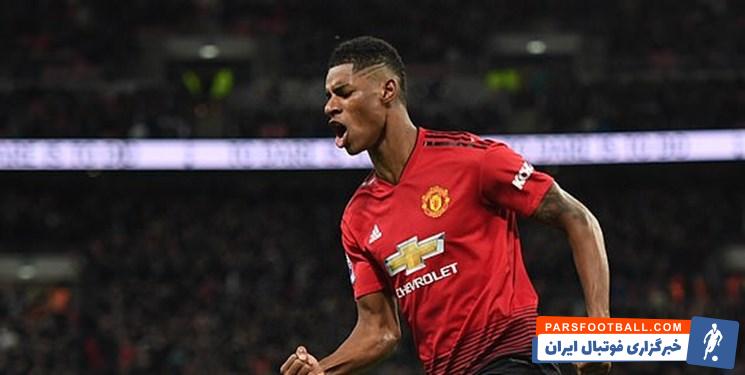 منچستریونایتد ؛ مارکوس راشفورد مهاجم جوان منچستریونایتد به بازی 150 رسید