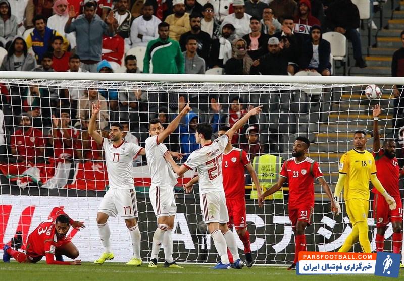 تیم ملی ؛ برتری آماری چشمگیر تیم ملی ایران برابر عمان در نیمه اول