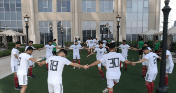 بازیکنان تیم ملی فوتبال ایران صبح امروز در هتل محل اقامت خود استراحت کردند تیم ملی در سومین بازی خود در جام ملت‌ها از ساعت به مصاف عراق می رود.