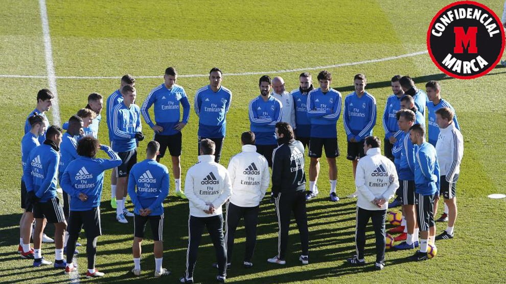 رئال مادرید ؛ صحبت های سرخیو راموس و سولاری با بازیکنان رئال مادرید