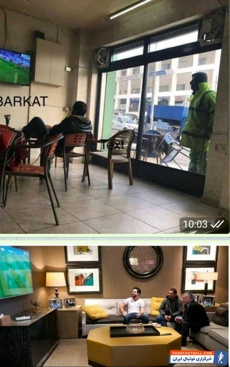 دعوت پادشاه اردن از کارگر شهرداری به کاخ برای تماشای دیدار اردن