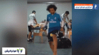 کلیپی بسیار زیبا از نبوغ ستارگان فوتبال حین تمرین