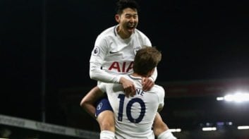 گلزنی سون هیونگ مین برای تاتنهام برابر کاردیف