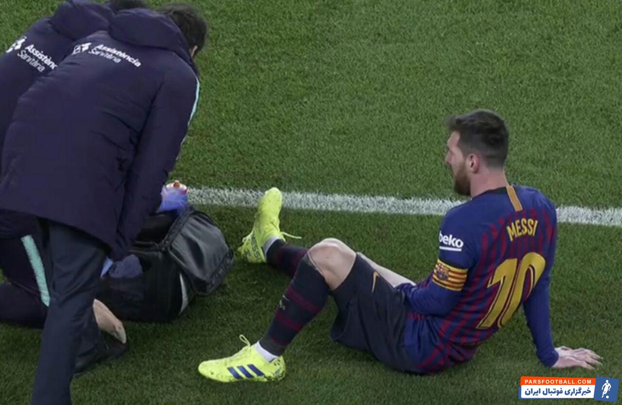 طبق ادعای بارسا تی وی، لیونل مسی در جریان بازی با والنسیا دچار انقباض عضلانی شده و حضور مسی در ال کلاسیکو در هاله ای از ابهام قرار دارد.