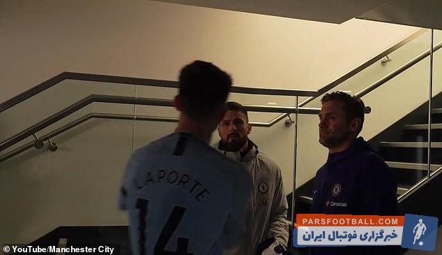 خوش و بش ستاره های چلسی با بازیکنان سیتی بعد شکست تحقیر آمیز