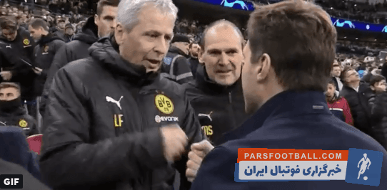 لوسین فاوره به جای دست دادن با پوچتینو دست خود را مشت کرده و به دست پوچتینو زد تا با این حرکت به یکی از خبرسازهای دیدار دیشب ومبلی تبدیل شود.