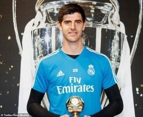 کورتوا به تازگی به رئال پیوسته است کارشناسان فدراسیون بین المللی تاریخ و آمار فوتبال، تیبو کورتوا را به عنوان بهترین دروازه بان سال ۲۰۱۸ جهان انتخاب کردند.